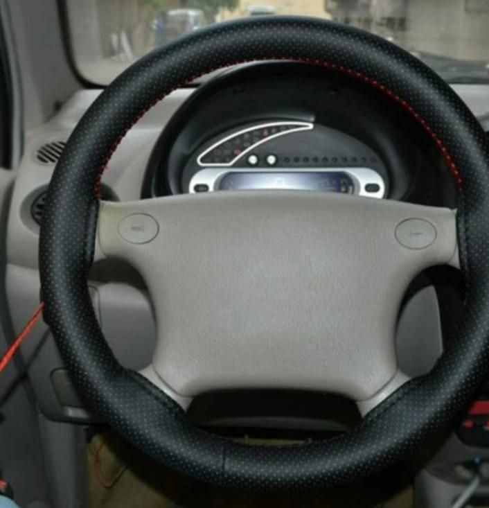 Universal Car Leather Steering Wheel Cover